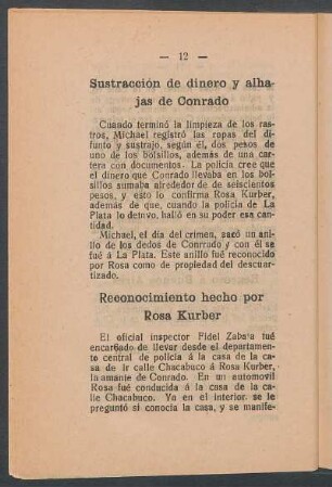 Sustracción de dinero y alhajas de Conrado