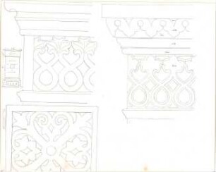 Gärtner, Friedrich von; Gärtnerhaus - Ofen (Ansicht, Details)
