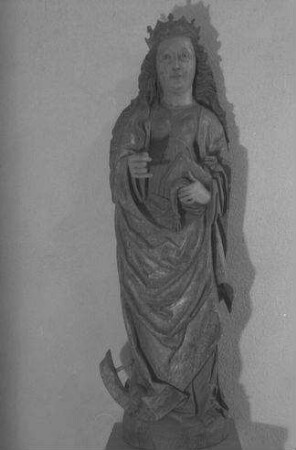 Würzburg: Mainfränkisches Museum, Heilige Katharina, fränkisch