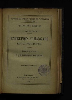 4,1,[4]: Entrepots et hangars dans les ports maritimes