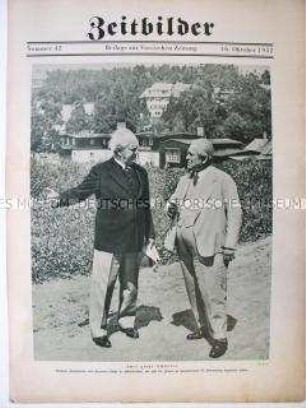 Illustrierte Beilage der "Vossischen Zeitung" zum Geburtstag von Gerhart Hauptmann