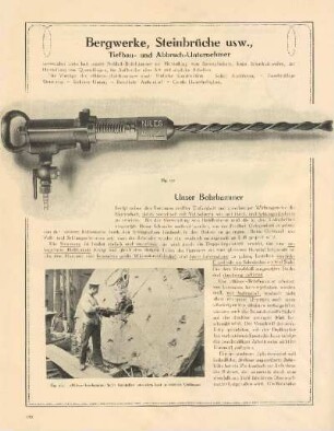 Bergwerke, Steinbrüche usw.