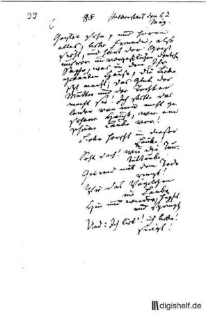 99: Brief von Johann Wilhelm Ludwig Gleim und Karoline von Klencke an Caroline Luise v. Klencke