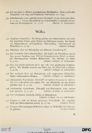 Waffen (Nr. 432-462)