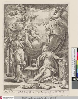 [The Annunciation to Mary; Die Verkündigung an Maria]