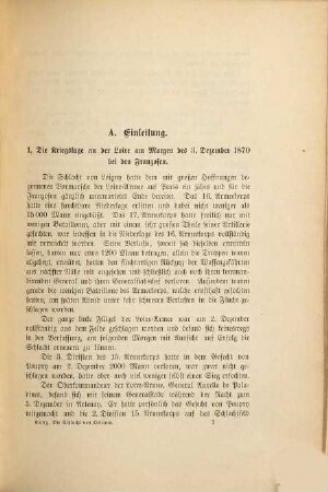 Die Schlacht von Orleans : am 3. und 4. Dezember 1870