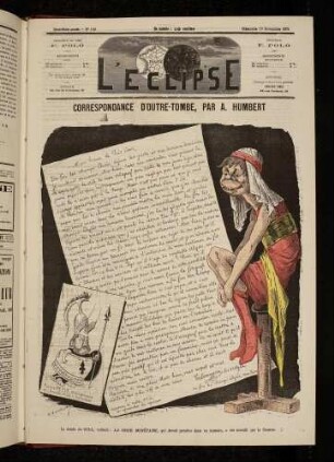 Correspondance d'outre-tombe, par A. Humbert