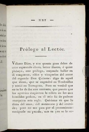 Prólogo al Lector.