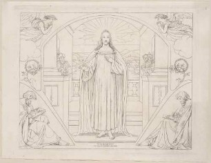 Der Kampf des Lichtes mit der Finsternis, Blatt 2: Christus als das Licht der Welt