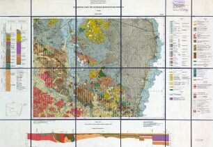 [4755 4756] Horka-Zodel, Geologische Karte der Deutschen Demokratischen Republik