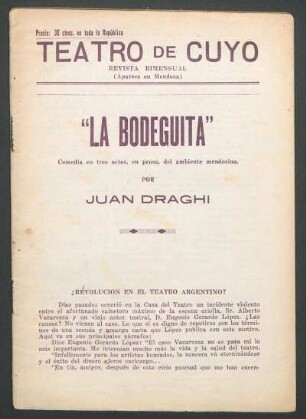 ¿Revolución en el teatro argentino?