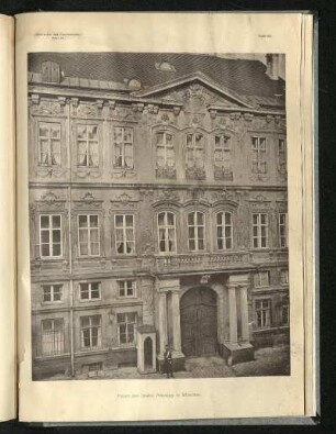 Palais des Grafen Preysing in München.
