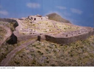 Burganlage in Mykene - Dauerausstellung: Von der Urhütte zum Wolkenkratzer, Diorama