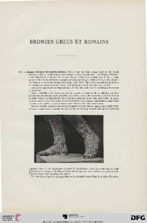 Bronzes Grecs et Romains (Nr. 201-245)