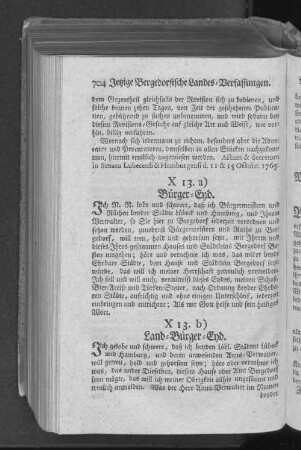 X 13. a) Bürger=Eyd.