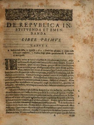 Epimetron Sive Auctarium Thesauri Aphorismorum Politicorum, Hoc est, Quaestionum Politicarum, Seu, De Administrandae Reipublicae ratione, Libri Tres : Quibus Omnis Politicae Ratio Nova Et Succincta Methodo, Ingenuae Eiusdem Praxi Accommodatur, & Quaestiones pleraeque intricatissimae explicantur ; Cum Elencho locupleti