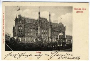 Gruss aus Stettin. Rathaus