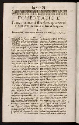 42-55, Dissertatio II.