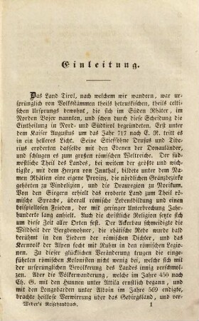 Handbuch für Reisende in Tirol : nach dem größeren Werke "Das Land Tirol", vielfach verbessert und berichtiget