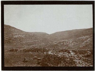Unterhalb tell mirjam Blick n. SO w. [wadi] el-medine