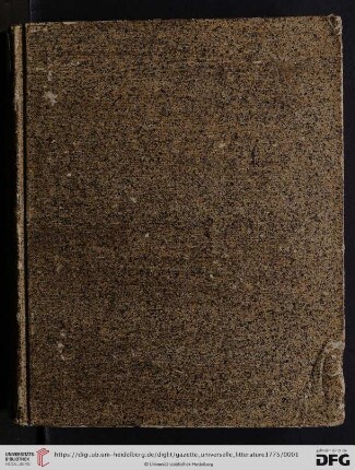 Gazette universelle de littérature