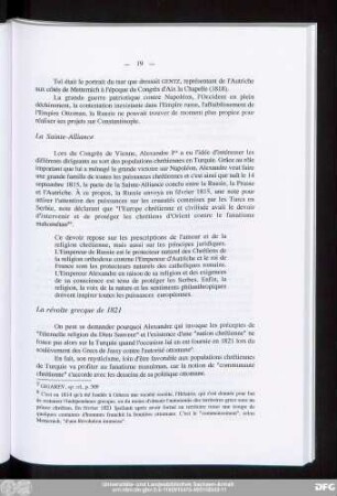 La révolte grecque de 1821