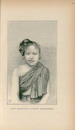 Jeune marchande laotienne