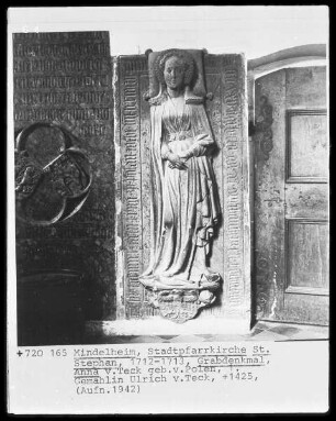 Grabdenkmal Anna von Teck, geborene von Polen