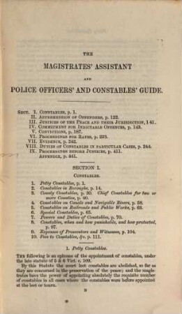 Snowden's magistrates assistant, and police officers and constables guide : By John Frederick Archbold