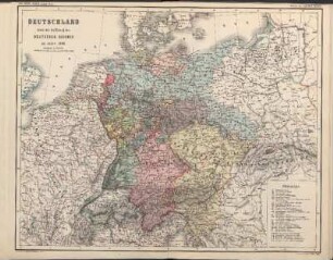 Deutschland nach der Auflösung des Deutschen Reiches im Jahre 1806