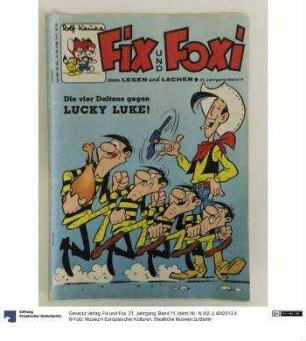Fix und Fox. 21. Jahrgang, Band 11