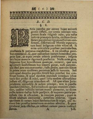 Diss. philos. mor. de patria potestate