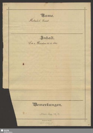 Nr. 11. Rietschel, Ernst