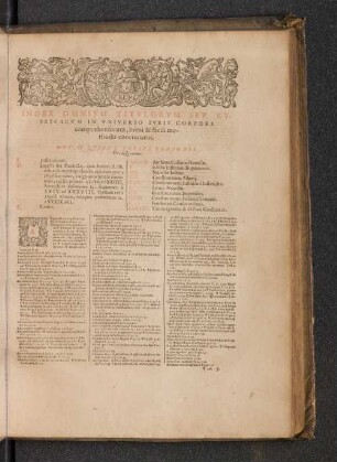 Index Omnium Titulorum Sev Rubricarum