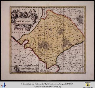 Carte du pays Vexin françois.