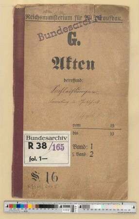 Bewertung und Gutschrift der deutschen Reparationssachleistungen an die ehemaligen Feindmächte: Bd. 1