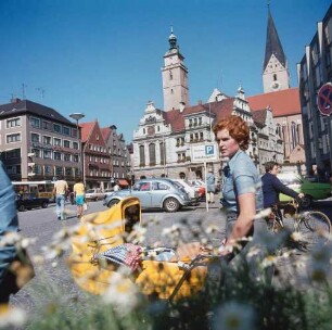 Ingolstadt. Rathausplatz mit Rathaus