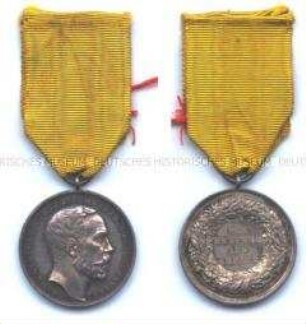 Silberne Medaille Für Rettung aus Gefahr