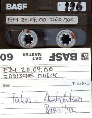 EM (=Ethnomagazin) 20.04.00. Jüdische Musik