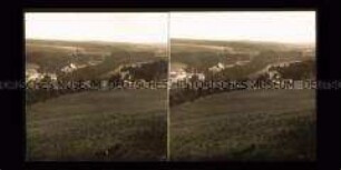 Landschaft und Häuser bei Erdmannsdorf