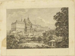 Das Schloss und die Kirche St. Georg in Altenburg in Thüringen