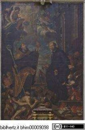 Die Heiligen Augustinus und Ignatius von Loyola