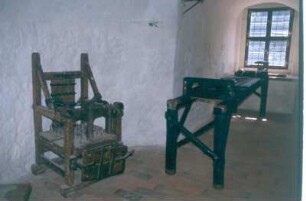 Rabenstein/Fläming. Burg, Folterkammer