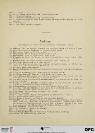 Nachtrag (Nr. 1290-1499)