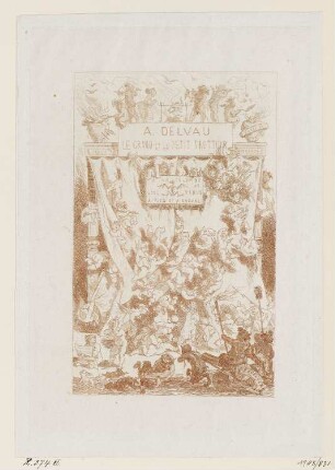 Großes und kleines Trottoir