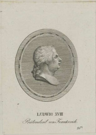 Bildnis des Ludwig XVIII. von Frankreich