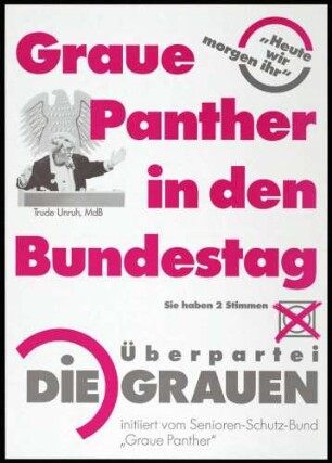 Die Grauen, Bundestagswahl 1998