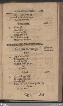 Infantum Intertrigo