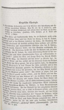 Exegetische Theologie