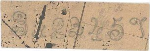 Gmelin, Leopold; Sammlung Gmelin: Kunstgewerbe - Kiste VI - Zahlen - Muster (Detail)